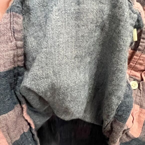 Goodiellow & Co Mens Plaid Button Up Shirt Pink and Blue Size XXL - Picture 4 of 9